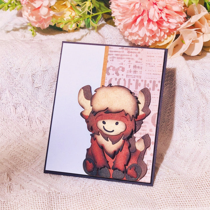 Kokorosa Metal Cutting Dies with Cute Wild OX