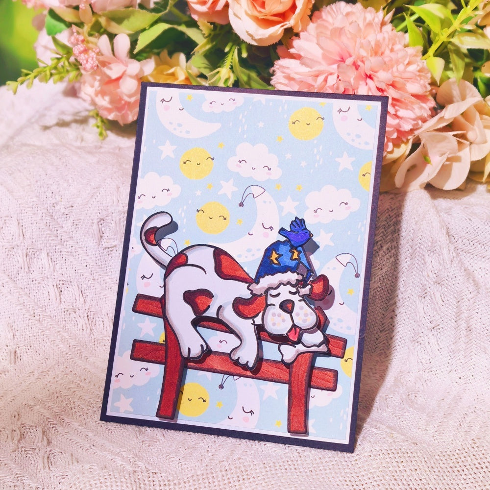 Kokorosa Metal Cutting Dies with Sleeping Dog