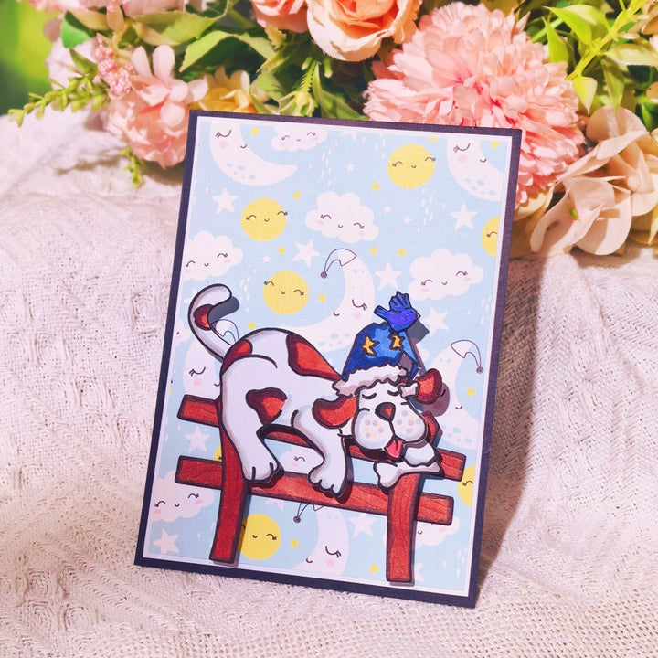 Kokorosa Metal Cutting Dies with Sleeping Dog