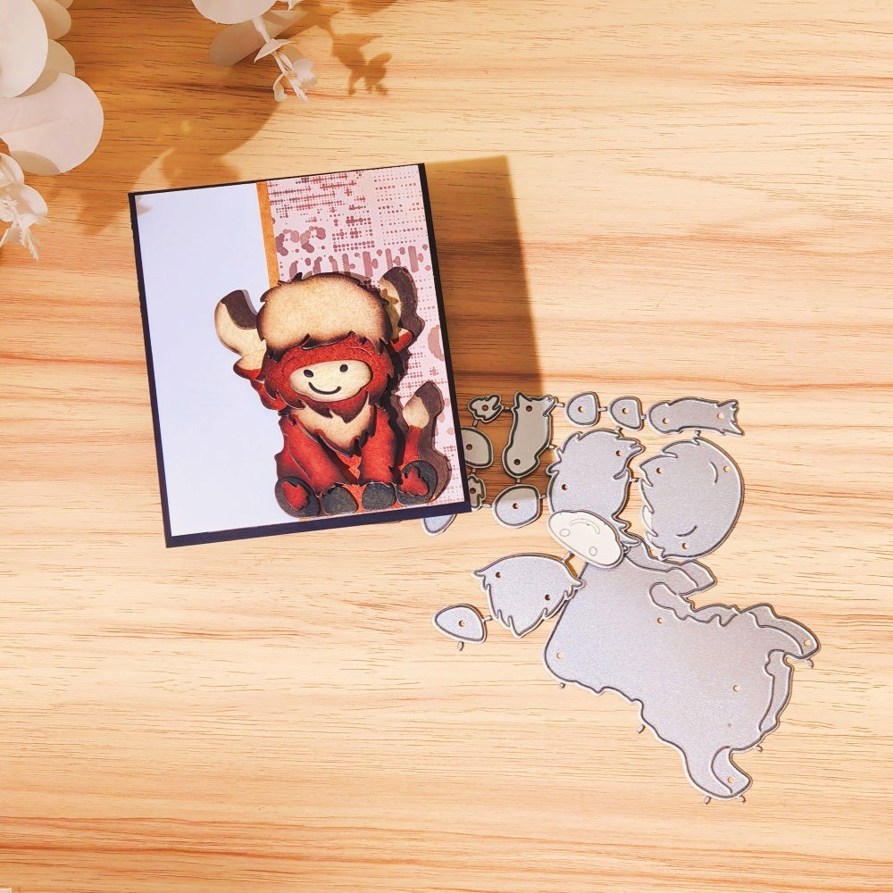Kokorosa Metal Cutting Dies with Cute Wild OX