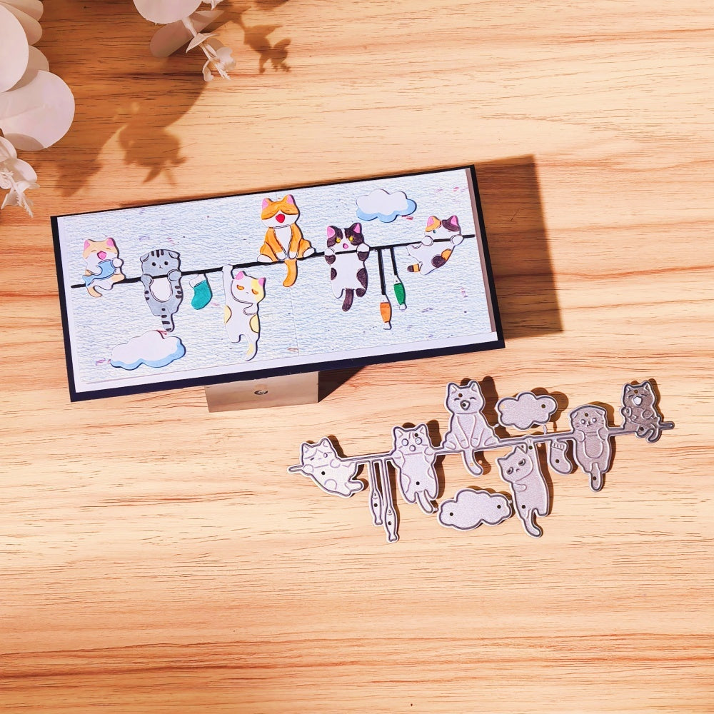 Kokorosa Metal Cutting Dies with Cats on Rope