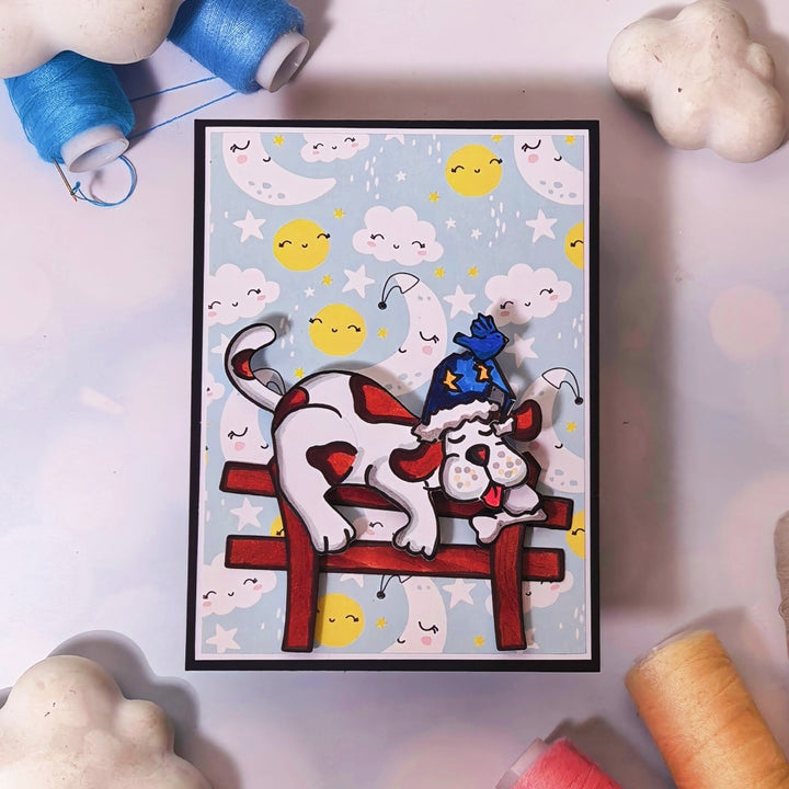 Kokorosa Metal Cutting Dies with Sleeping Dog