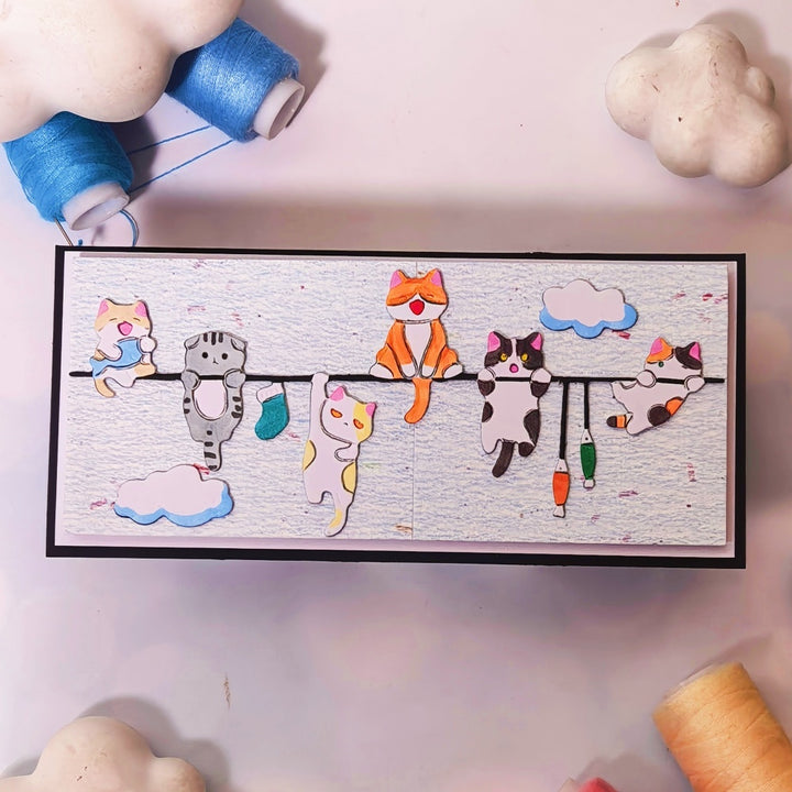 Kokorosa Metal Cutting Dies with Cats on Rope