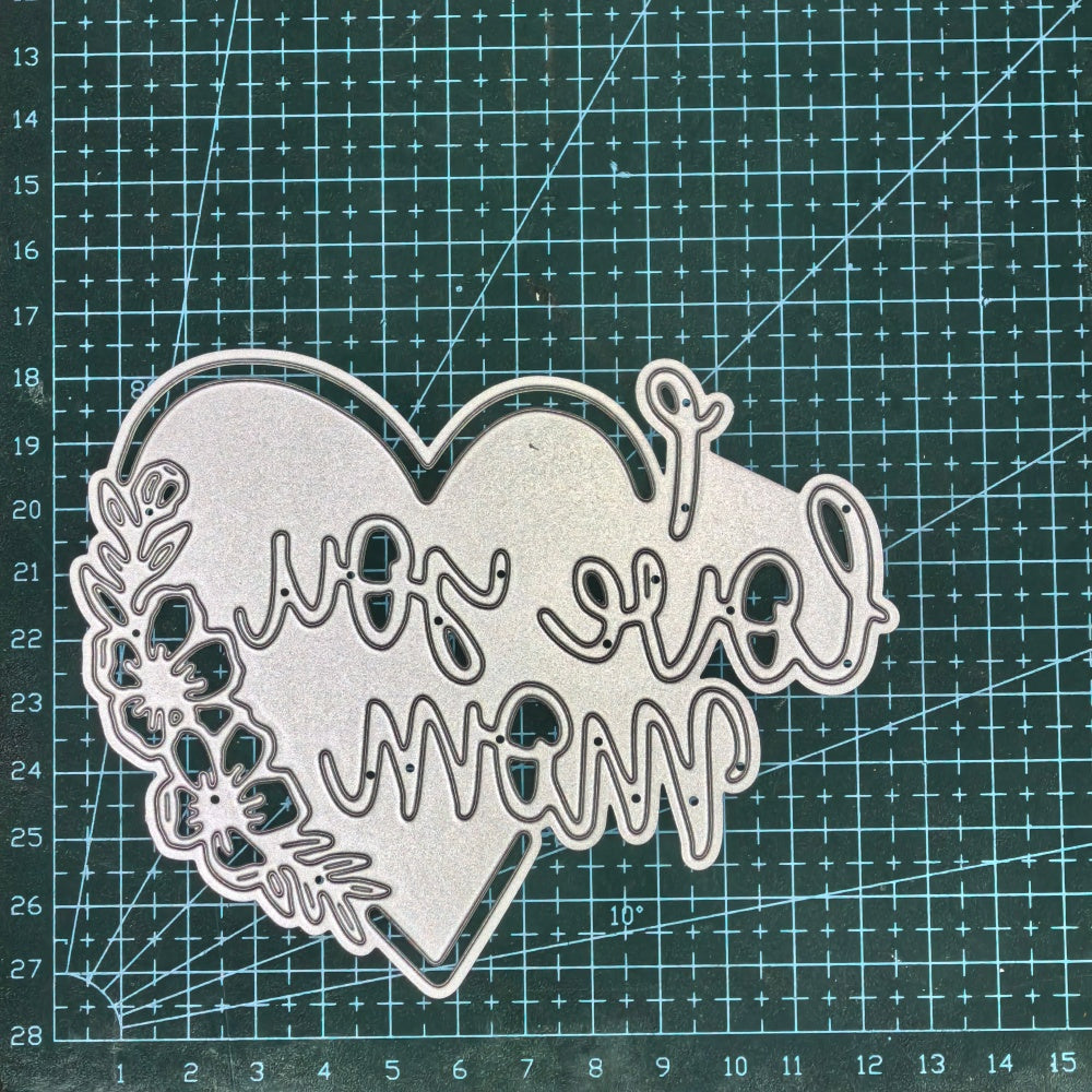 Kokorosa Metal Cutting Dies with love you mom