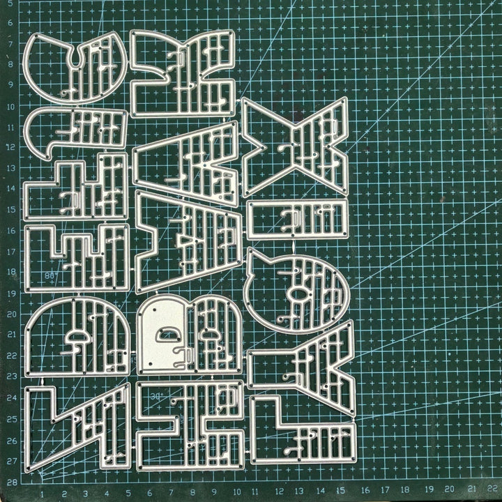 Kokorosa Metal Cutting Dies with 26 Staff Alphabets