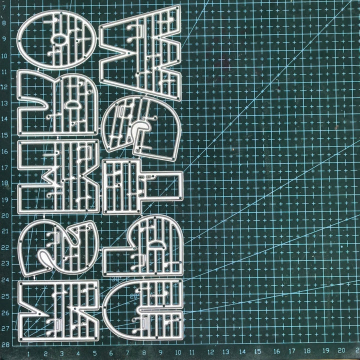 Kokorosa Metal Cutting Dies with 26 Staff Alphabets