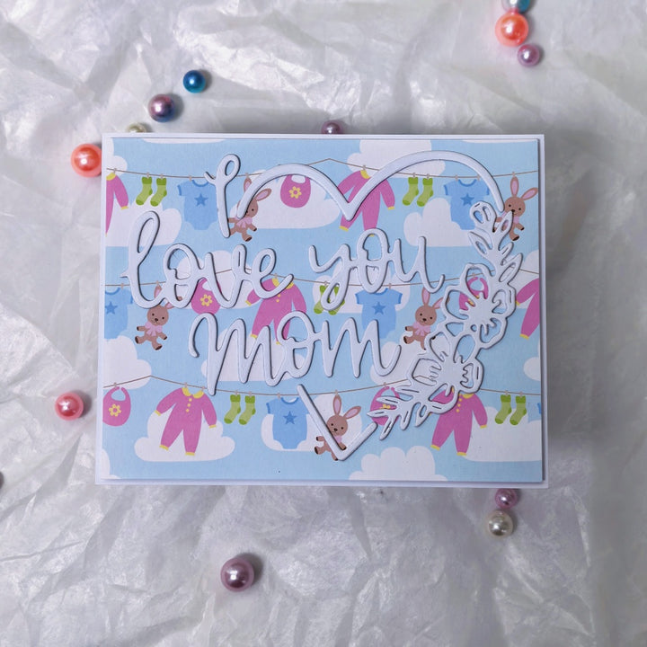 Kokorosa Metal Cutting Dies with love you mom