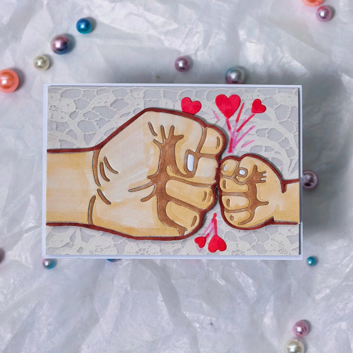 Kokorosa Metal Cutting Dies with Fist Bump