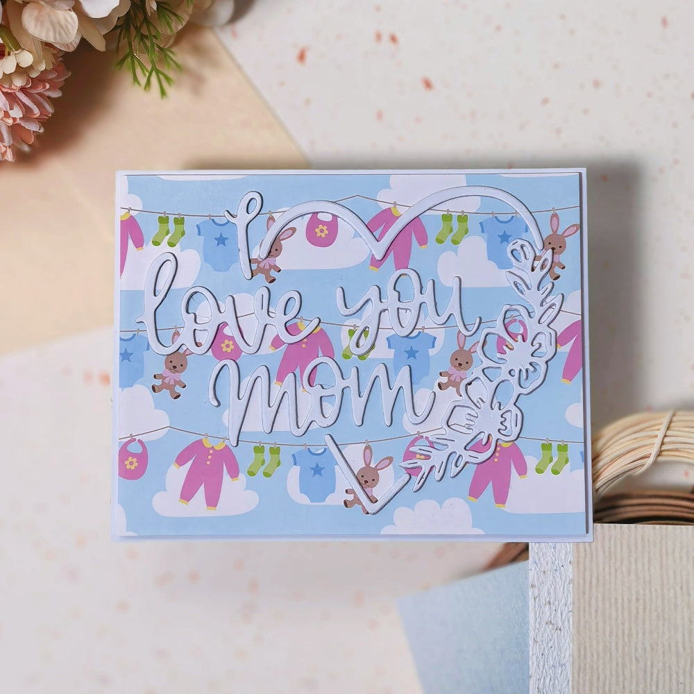Kokorosa Metal Cutting Dies with love you mom