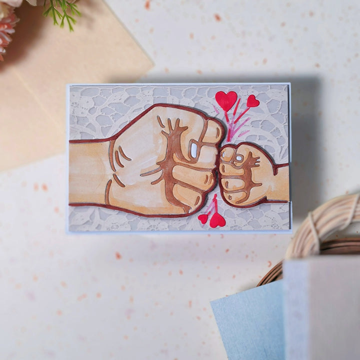 Kokorosa Metal Cutting Dies with Fist Bump