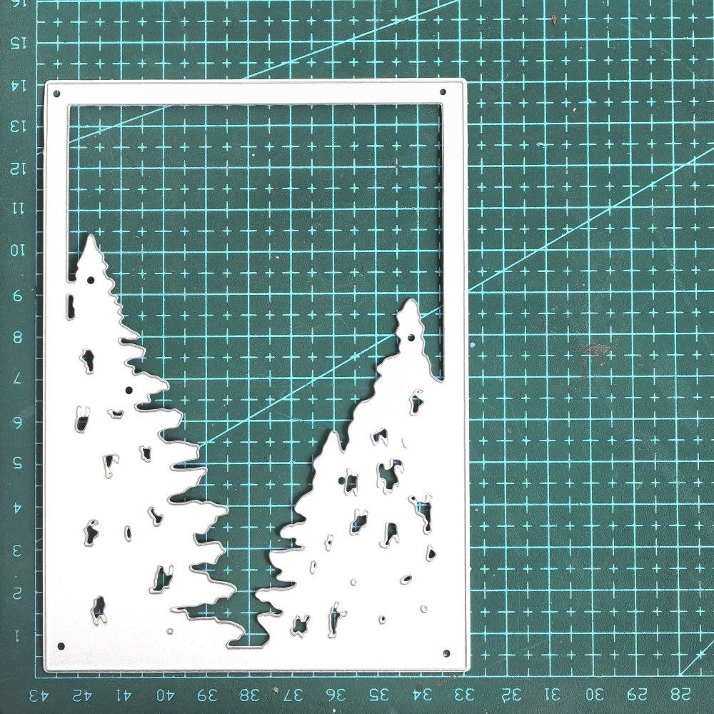 Kokorosa Metal Cutting Dies with Tree Background Board