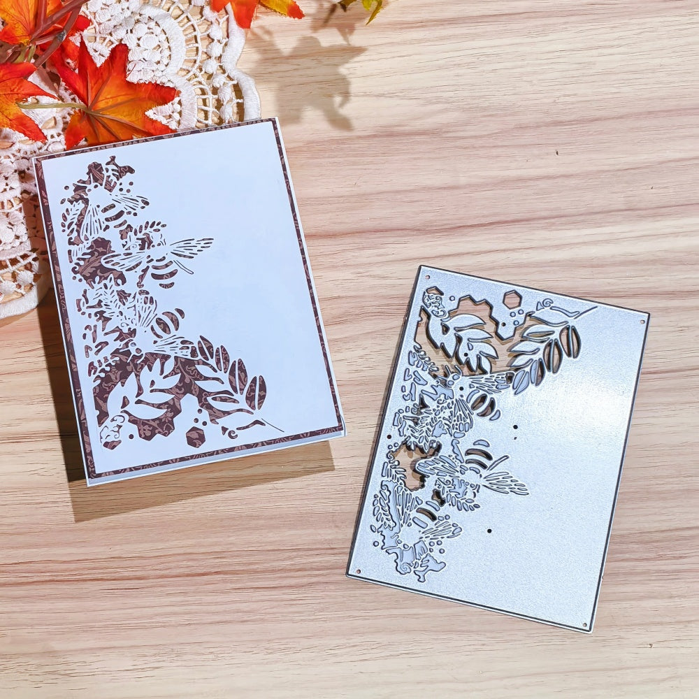 Kokorosa Metal Cutting Dies with Bee Background Board
