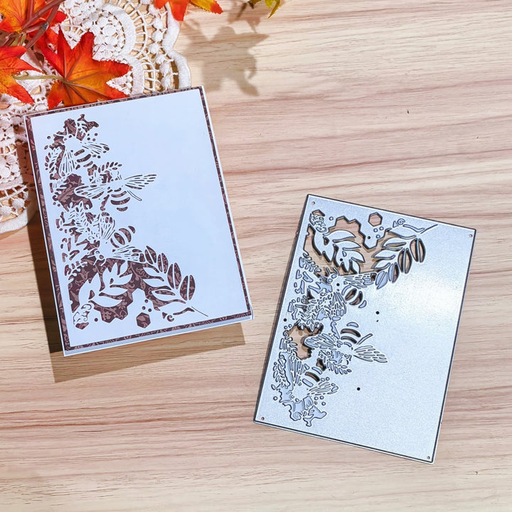 Kokorosa Metal Cutting Dies with Bee Background Board