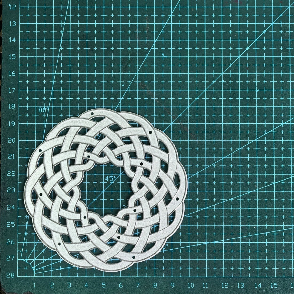 Kokorosa Metal Cutting Dies with Round Weaven Pattern