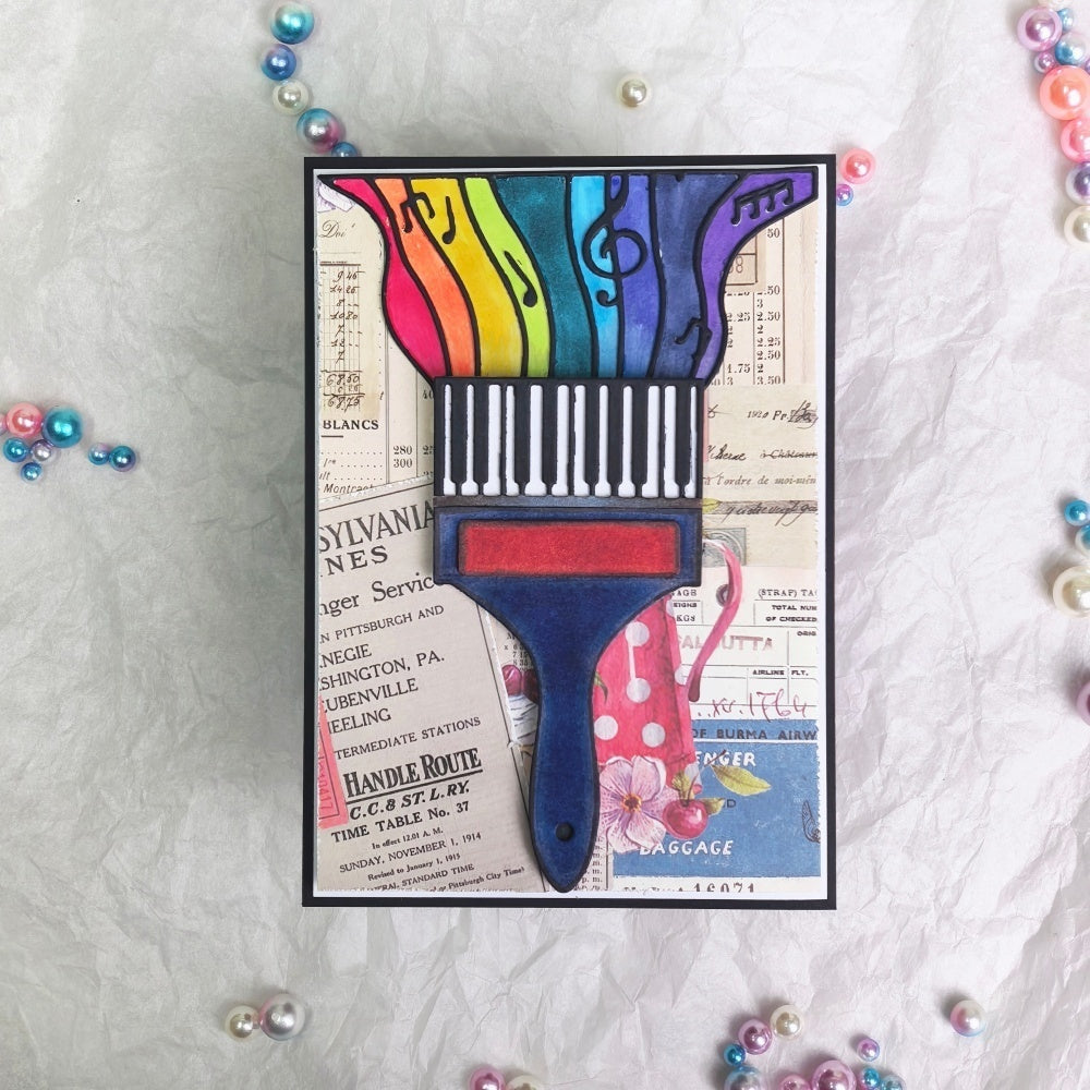 Kokorosa Metal Cutting Dies with Music Brush
