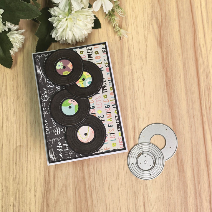 Kokorosa Metal Cutting Dies with Vinyl Record