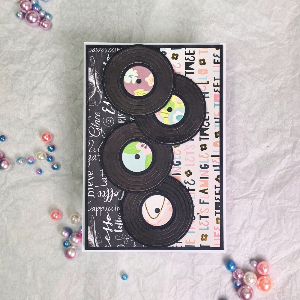 Kokorosa Metal Cutting Dies with Vinyl Record