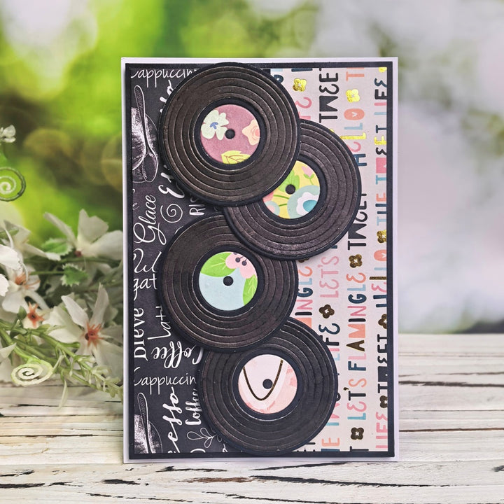 Kokorosa Metal Cutting Dies with Vinyl Record