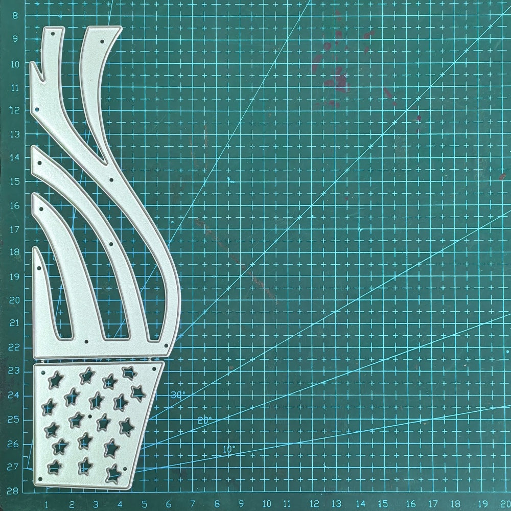 Kokorosa Metal Cutting Dies with Stars and Wave