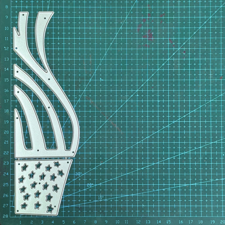Kokorosa Metal Cutting Dies with Stars and Wave