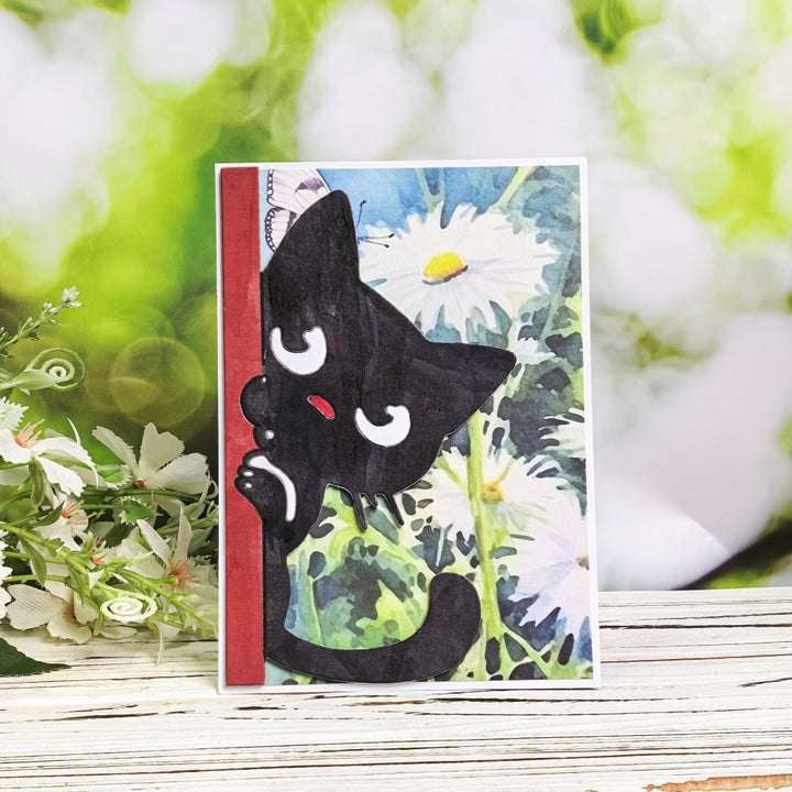 Kokorosa Metal Cutting Dies with Peeking Cat