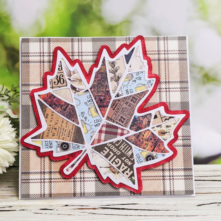 Kokorosa Metal Cutting Dies with Maple Leaf