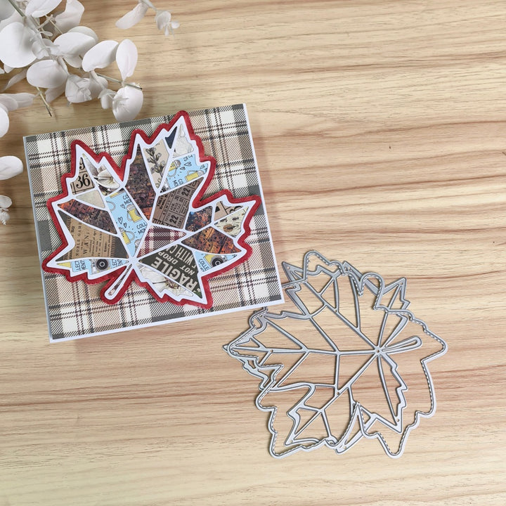 Kokorosa Metal Cutting Dies with Maple Leaf