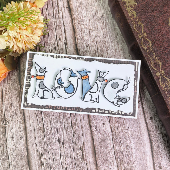 Kokorosa Metal Cutting Dies with Love Dogs