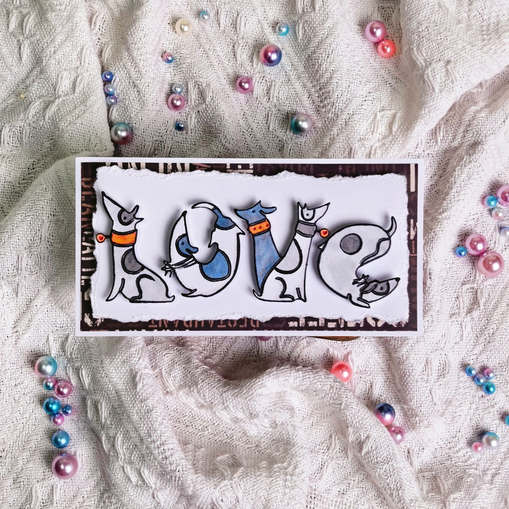 Kokorosa Metal Cutting Dies with Love Dogs
