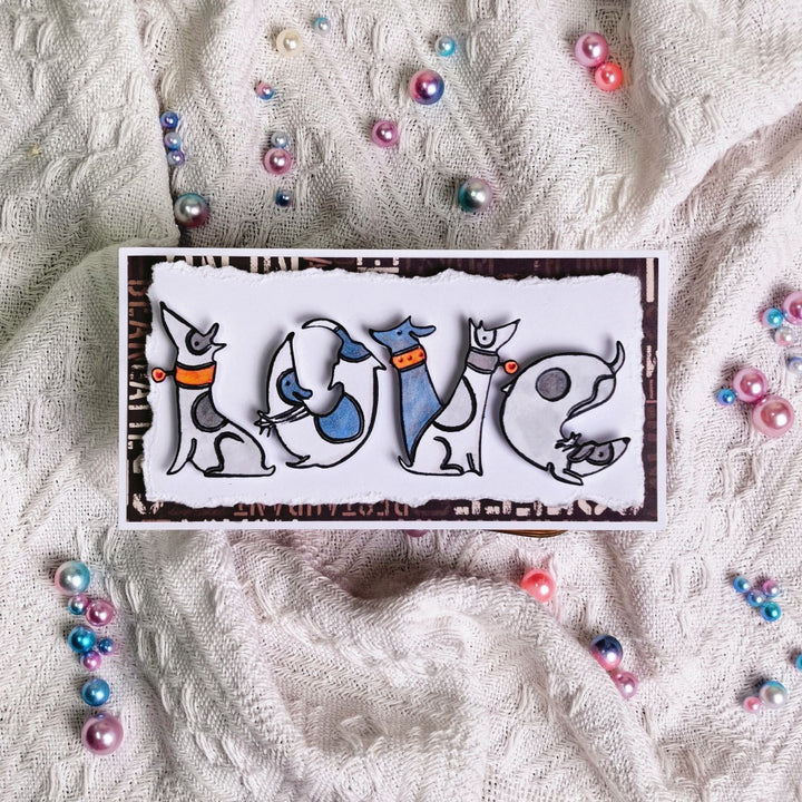 Kokorosa Metal Cutting Dies with Love Dogs