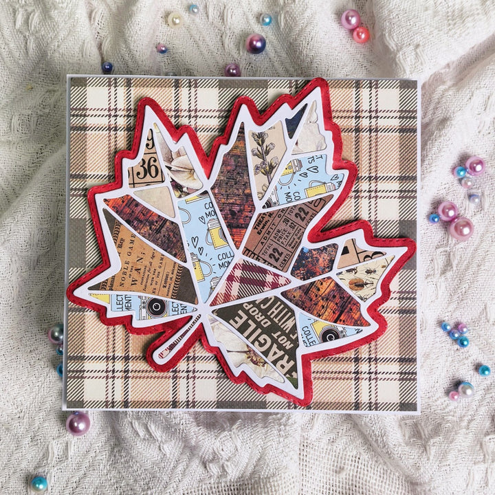 Kokorosa Metal Cutting Dies with Maple Leaf