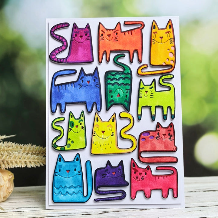 Kokorosa Metal Cutting Dies with Cat Theme