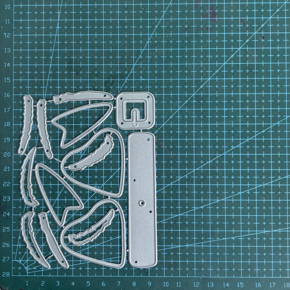 Kokorosa Metal Cutting Dies with Santa Belt Bow