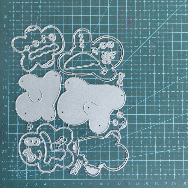 Kokorosa Metal Cutting Dies with Gingerbread Men