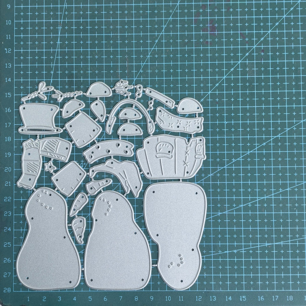Kokorosa Metal Cutting Dies with 3 Snowmen