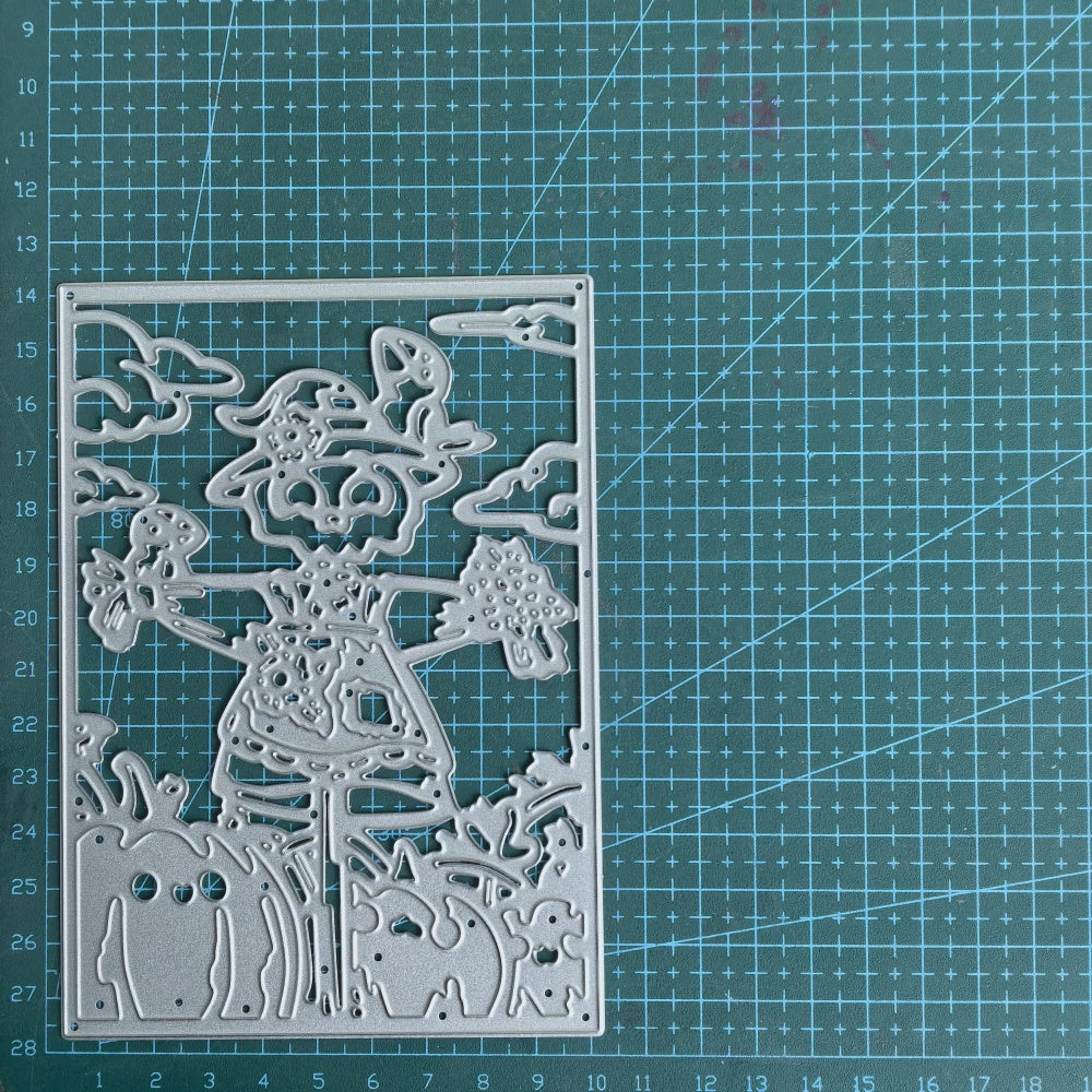 Kokorosa Metal Cutting Dies with Scarecrow in the Pumpkin Patch