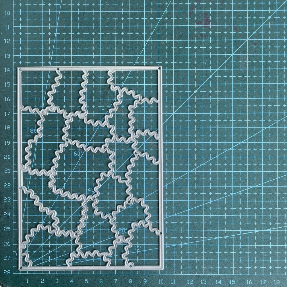Kokorosa Metal Cutting Dies with Interlocking Background Board