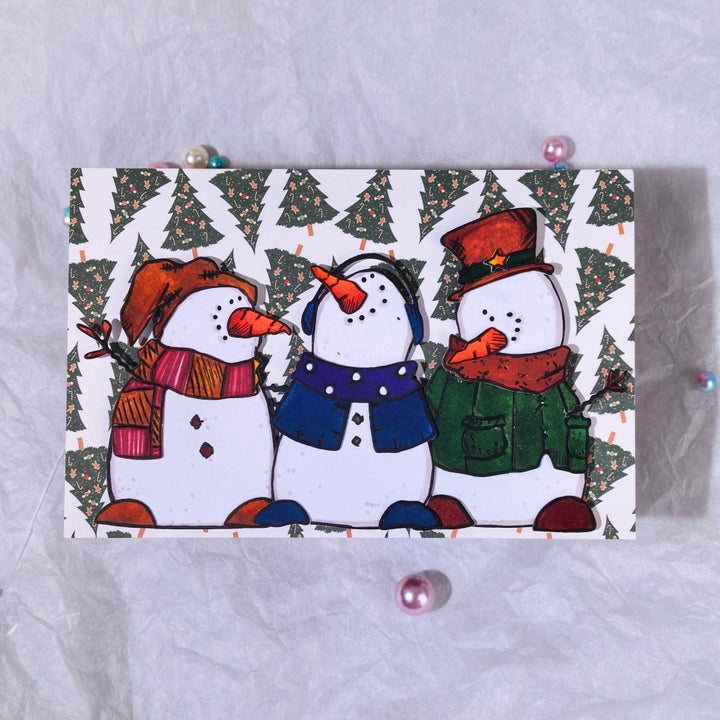Kokorosa Metal Cutting Dies with 3 Snowmen
