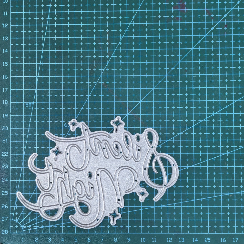 Kokorosa Metal Cutting Dies with Slient Night Word