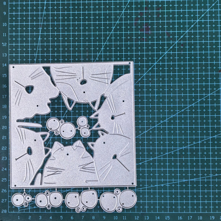 Kokorosa Metal Cutting Dies with Staring Cats