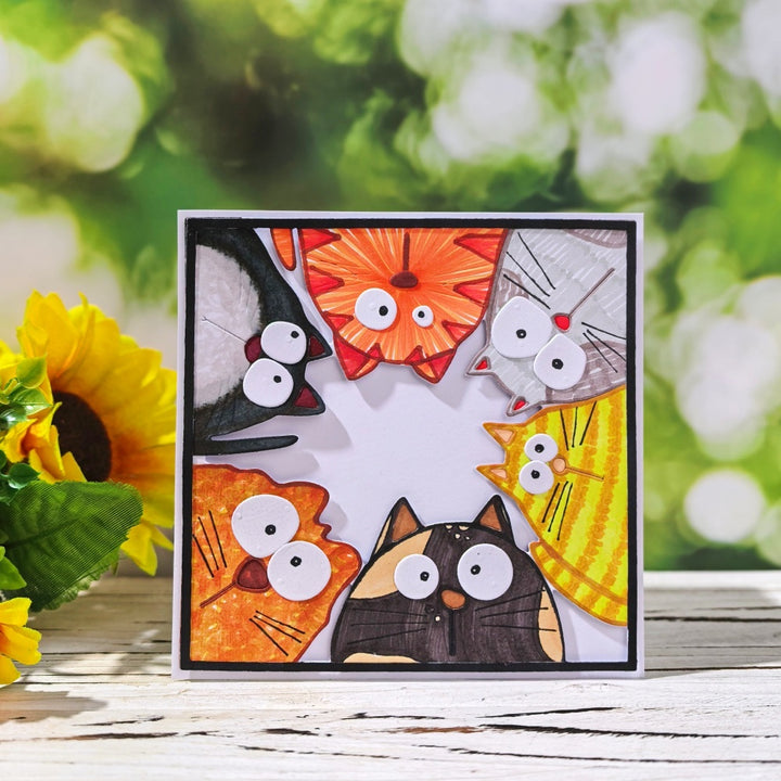 Kokorosa Metal Cutting Dies with Staring Cats