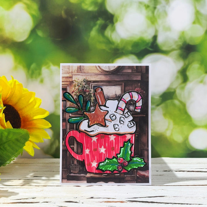 Kokorosa Metal Cutting Dies with Winter Mug