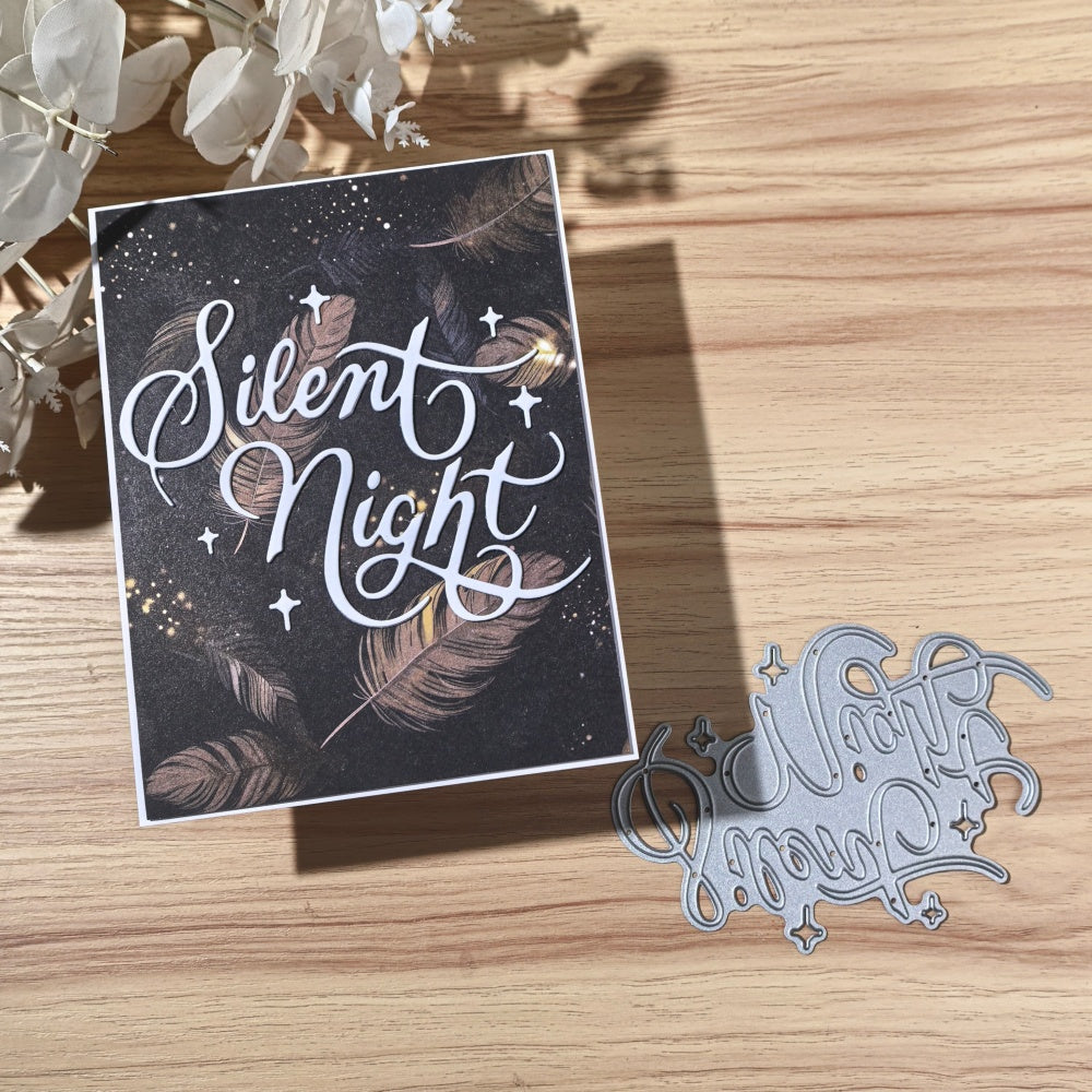 Kokorosa Metal Cutting Dies with Slient Night Word