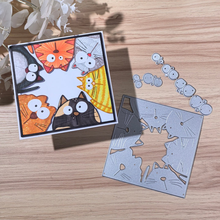 Kokorosa Metal Cutting Dies with Staring Cats