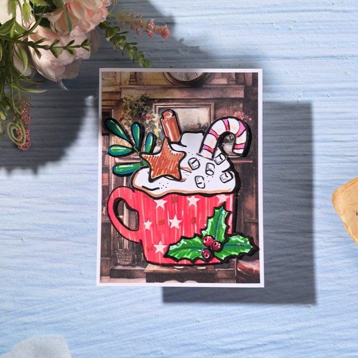 Kokorosa Metal Cutting Dies with Winter Mug