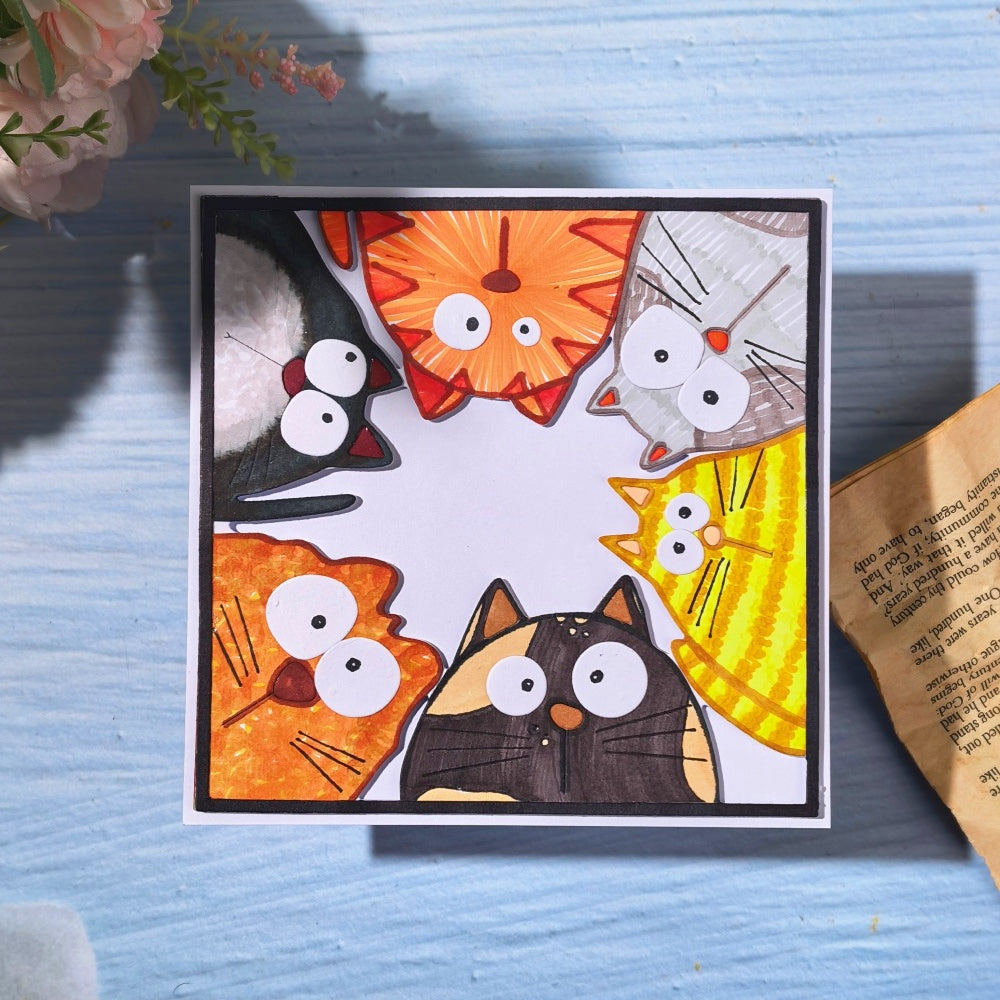 Kokorosa Metal Cutting Dies with Staring Cats