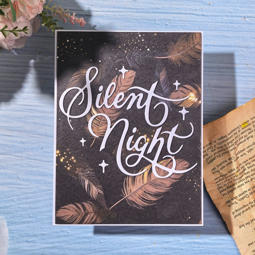 Kokorosa Metal Cutting Dies with Slient Night Word
