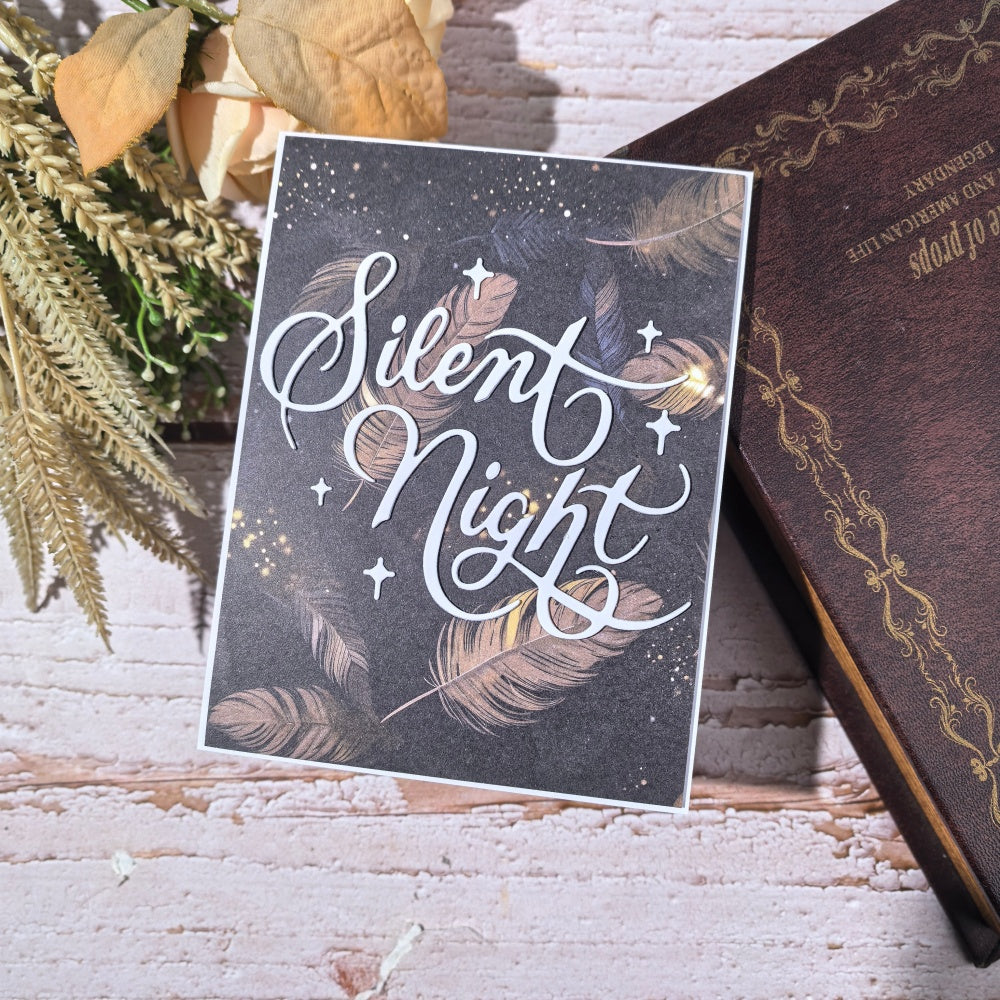 Kokorosa Metal Cutting Dies with Slient Night Word