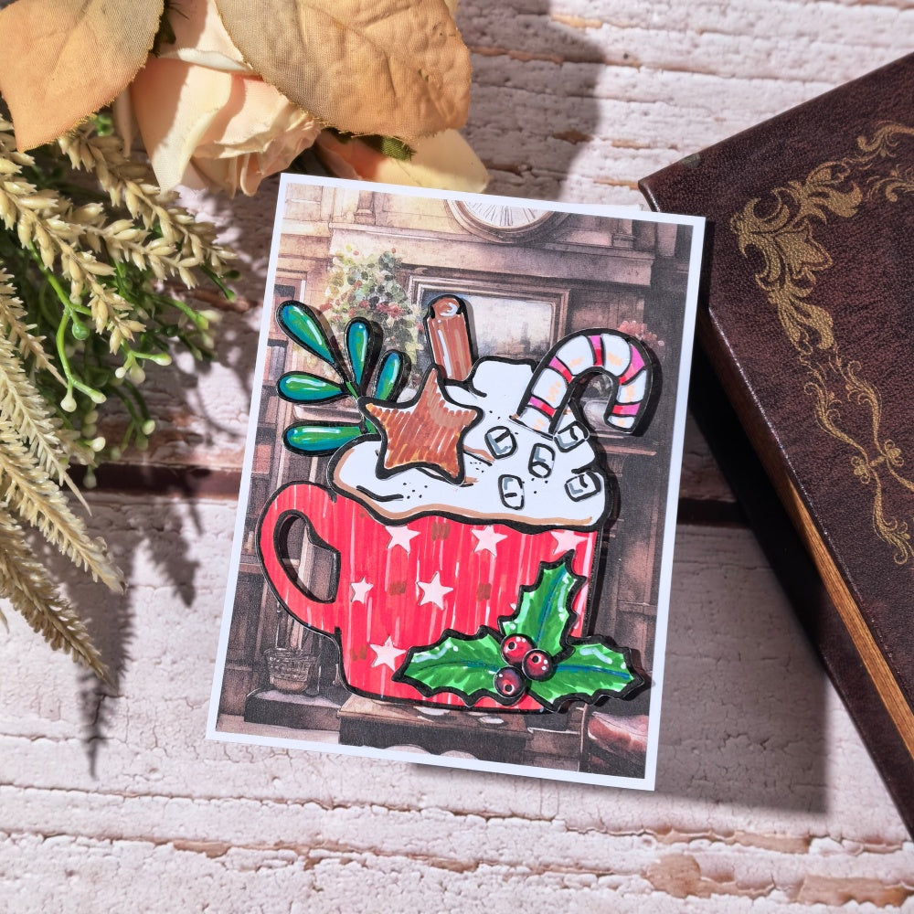 Kokorosa Metal Cutting Dies with Winter Mug