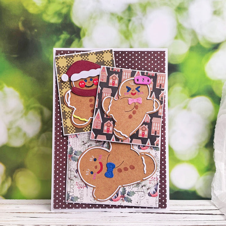 Kokorosa Metal Cutting Dies with Gingerbread Men